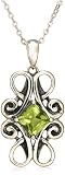 Fancy-Shaped Celtic Peridot Pendant