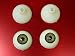 Pair of Realistic Acrylic Eyes for Halloween PROPS, MASKS, DOLLS or Bears (Green 26mm)