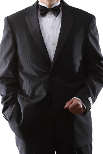 Men's 100% Wool Black Tuxedo Suit