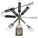 Oakland Raiders - Logo 4 Piece BBQ Utensil Set