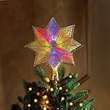 Lighted Snowflake Tree Topper