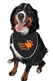 Ruff Ruff and Meow Doggie Bandana, Gobble, Black, Large