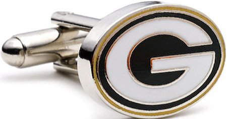 Cufflinks Inc Men's Green Bay Packers Cufflinks Green/Gold