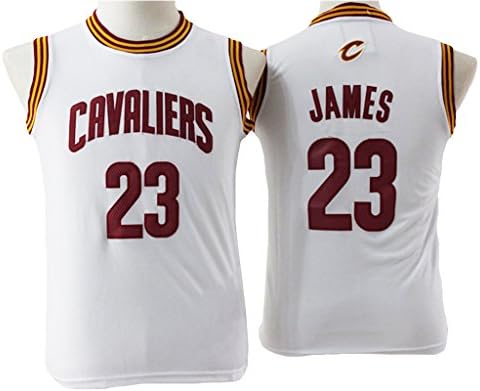 Youth LeBron James White Basketball Jersey S