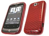 iTALKonline ProGel RED Super Hydro Gel Protective Armour/Case/Skin/Cover/Shell for HTC WildFire Wild Fire Andriod SmartPhone