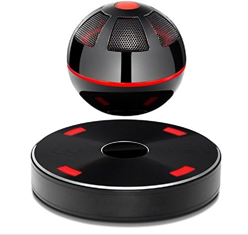 MMOO Portable Bluetooth Levitating Speaker Maglev Floating Speaker Support NFC (Black)