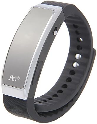 JNN Digital Voice Recorder Wearable Wristband Bracelet USB Sound Recording Pen - Black