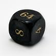 36mm Pearl Doubling Cube, Black with Gold