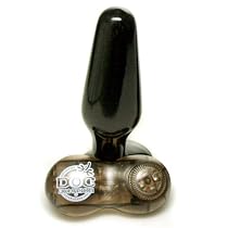 Doc Johnson Rump Shakers Black Medium Vibrating Butt Plug