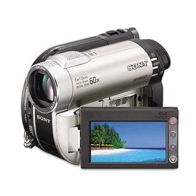 Sony Handycam DCRDVD850 DVD Hybrid Camcorder with 60X Optical Zoom (Silver)