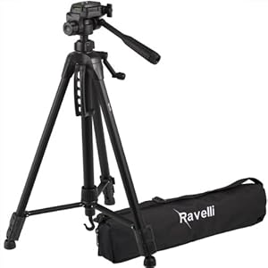 Ravelli APLT4 61-inch Light Weight Aluminum Tripod With Bag