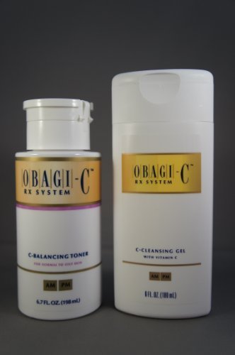 Obagi C Rx System Cleansing Gel & Balancing Toner 6oz 180ml