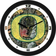 Oregon Ducks 12 Camo Wall Clock
