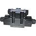 Northman Fluid Power Hydraulic Directional Control Valve - 26.4 GPM, 4500 PSI, 3-Position, Double Solenoid, Open Center Spool, 12 Volt DC Solenoids, Model# SWH-G03-C3-D12-10