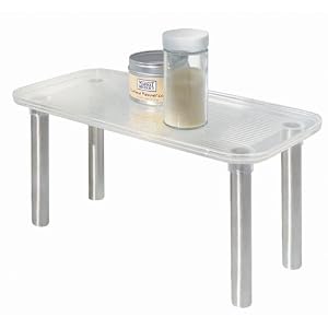 InterDesign Linus Rectangular Shelf, Clear by 
