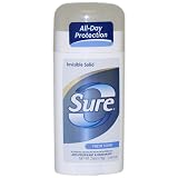 Sure Invisible Solid - Anti-Perspirant and Deodorant, Fresh Scent, 2.6-Ounces (Pack of 6)