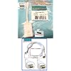 Value Pack - PTC Premium Mini DisplayPort to HDMI Adapter w/6FT WHITE HDMI Gold Series Cable for all Macbook with Mini Displayport interface