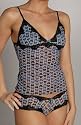 honeydew Butterfly Mesh Camisole Set (1463)