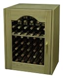 80 Bottle Wine Cabinet with Glass Door - Vinotemp - 114-Provincial