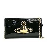 ヴィヴィアン ウエストウッド Vivienne Westwood バッグ ショルダーバッグ エナメル 黒 VWW 5783V CLASSICORB CR SH BK NERO 平行輸入品 ルイ・ヴィトン ゴールド