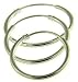 Silver Ladies Set of 3 Hoop Earrings