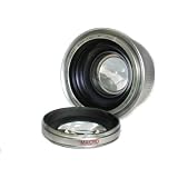 Bower 46mm Titanium Super Wide Lens 0.42x AF with Macro in Silver color