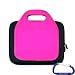 Gizmo Dorks Hard Shell EVA Case with Neoprene handles and shoulder strap (Pink) with Carabiner Key Chain for the Motorola Xoom Tablet