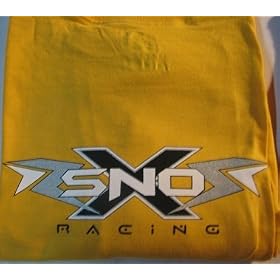 Skidoo LS Tee - Yellow - Silver SnoX Racing by SnowGirl Sportswear