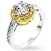 1.5ct CZ Diamond Anniversary Engagement Ring Bridal Jewelry
