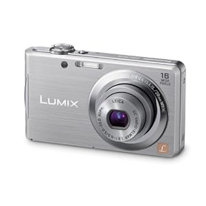 Panasonic Lumix DMC-FS18EG-S Digitalkamera (16 Megapixel, 4-fach opt. Zoom, 6,7 cm (2,7 Zoll) Display, bildstabilisiert) silber