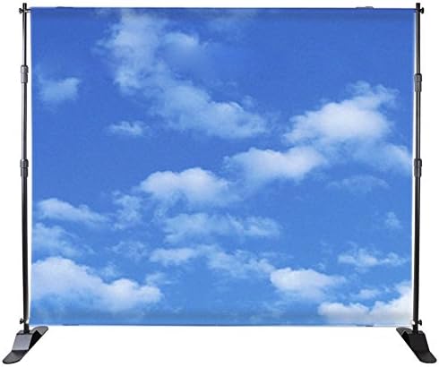 ProBests Step and Repeat 8'x 8' - 10' x 8' Banner Stand Backdrop For Wall Exhibitor Photo booth background Trade Show Color Black