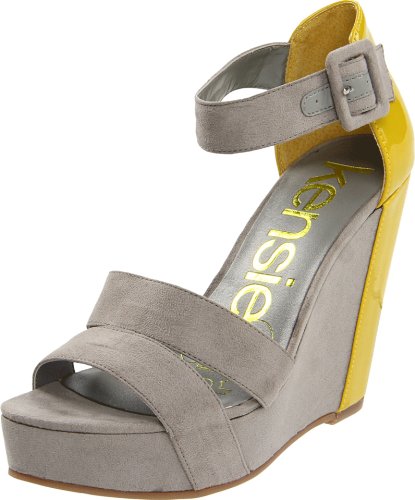 Kensie Girl Women's Galia,Slate/Limoncello,9.5 M US