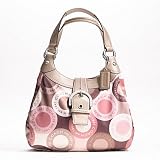 Coach Soho Snap Head Print Sateen Lynne Hobo Bag