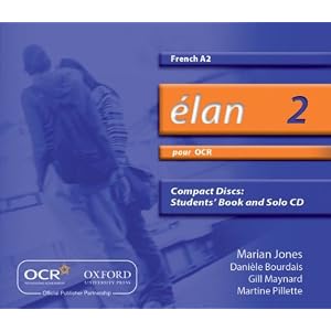 Elan: 2: Pour OCR A2 Audio CDs by Marian Jones, Gill Maynard, and Caroline Terree