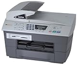 Brother MFC-5840CN Network Color Inkjet Multifunction Printer with Photo Ca ....