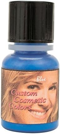Color Permanent Makeup Ink Blue 0.25 oz by Custom Cosmetic Colors
