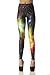 SOLILOR Galaxy Print Leggings