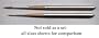 Arches Watercolor Brushes- Series A3 Pure Kolinsky Red Sable Round Pointed Pocket Brush Size 1