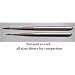 Arches Watercolor Brushes- Series A3 Pure Kolinsky Red Sable Round Pointed Pocket Brush Size 1