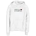 Sweatshirt Woman White Elegant Flag 