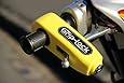 Grip-Lock Motorcycle and Scooter Security Lock - Yellow