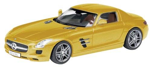Schuco  450741400 - Mercedes-Benz SLS, AMG C197, Coup&eacute;, Limited Edition: 1.000 St&uuml;ck, 1:43, gold