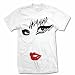Bravado Young Men's Lady Gaga Just Eyes, Just Lips T-shirt