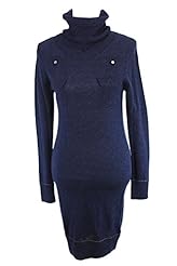 Acrylic/Wool Sweater Turtleneck  Dress