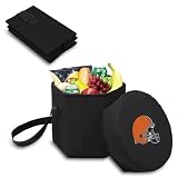 Exclusive By Picnictime Bongo Cooler Convenient 12-Quart Collapsible Cooler/Black- Cleveland Browns (Digital Print)