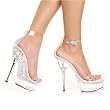 Pleaser Shoes Women��s ALLURE-665 5 1/2" Heel Sandal