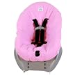 Dressy Dribbles Reversible Car Seat Cover - Pink (Infant)