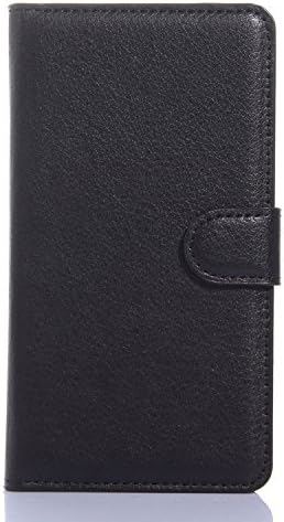 G3 Stylus Case , Monoy(tm) Flip Pu Leather Wallet Case Holder Cover with Stand / Card Slot for LG G3 Stylus , LG D690 D693 (Black)