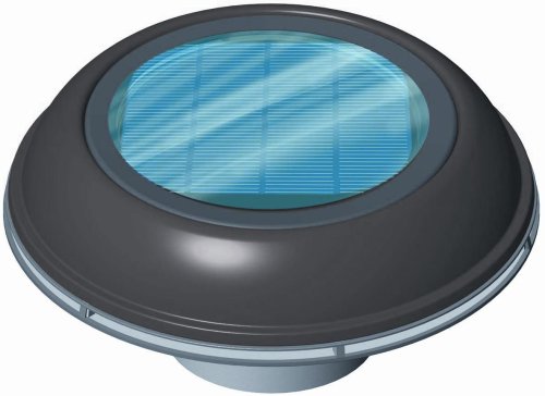 Sunsei Solar Vent Shed Day/Night Solar Powered Vent With 3 Colored Covers To Match Application 70441