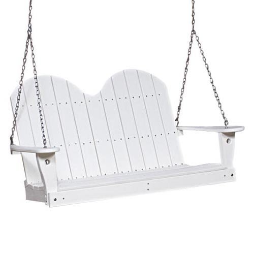 Great American Woodies 4-ft. Lifestyle Recycled Plastic Savannah Porch Swing Color - Sand